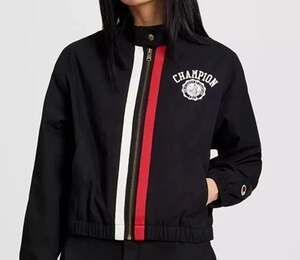 Champion Women's Campus Layering Piece Full Zip Jacket Black